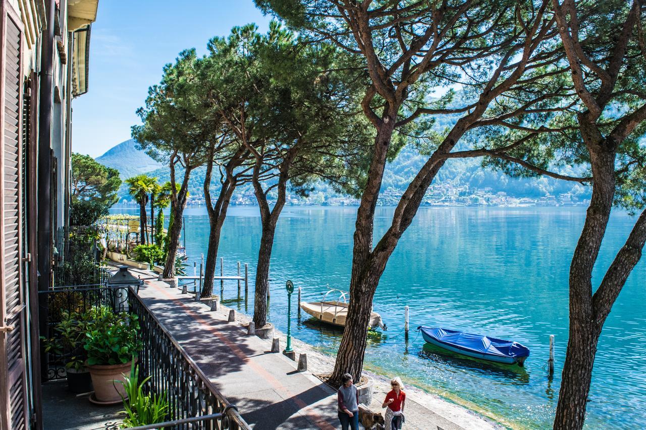 Bed and Breakfast Al Battello Morcote Esterno foto